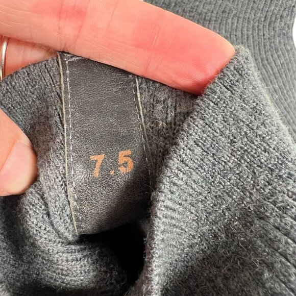 Everlane The Glove Boot Womens Size 7.5 ReKnit Wool Ribbed Sock Boot Gray - Picture 8 of 10